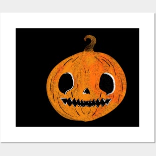 Happy Spooky Cute Pumpkin - Halloween T-Shirt Posters and Art